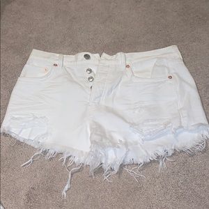 Free People Loving Good Vibrations Cutoffs